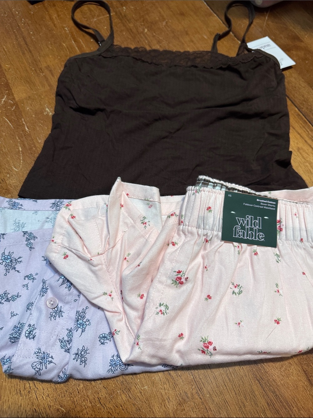 Sleepwear Lot — 2 wild fable sleep Shorts & 1 Auden sleep cami